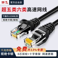 超五类超六类网线千兆家用宽带线cat6路由器笔记本电脑网络连接线